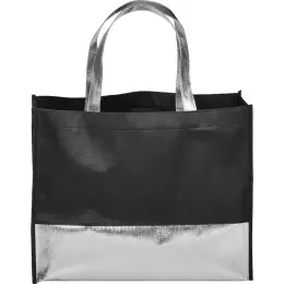 Burlesque Non-Woven Shopper Silver